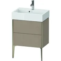 Duravit XViu Waschtisch-Unterschrank XV44580B175 58,4x38,4x49,3cm, 2 Auszüge, champagner matt,
