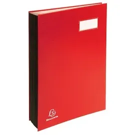 Exacompta Unterschriftenmappe 20 Fächer rot,