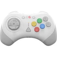 Retro fighters D6 Dreamcast Wireless Controller for Switch/PC/Dreamcast, White