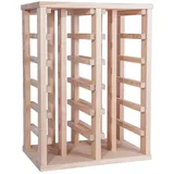 Wellhome Weinregal 66 x 31,5 x 50 cm Beige