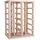 Wellhome Weinregal 66 x 31,5 x 50 cm Beige
