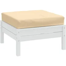 vidaXL Palettenkissen 60 x 60 x 10 cm beige 10-tlg.