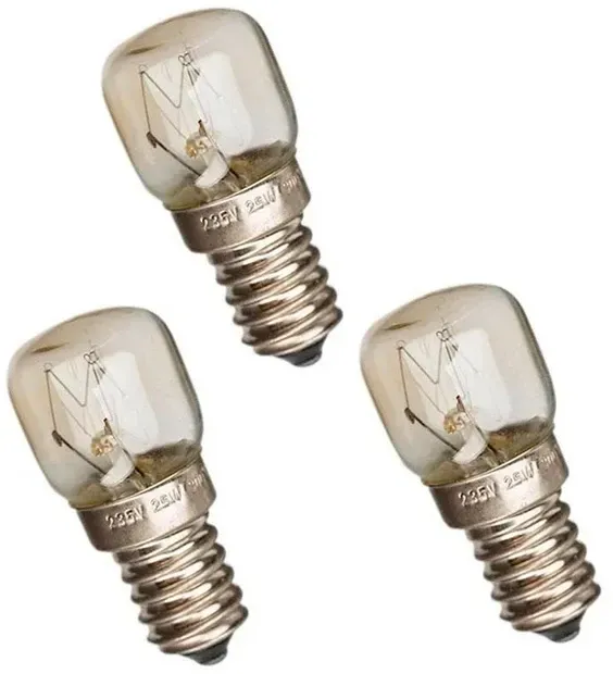 3-pack Leuchtmittel 25W Halogen Ovn Leuchtmittel E14 - GN