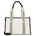 Shopper Polyester Beige/Grau/Schwarz/Weiß