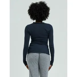 seamless basic Funktionstop SEAMLESS BASIC "Seamless Basic Top Cotton", Damen, Gr. L/XL, midnight, Obermaterial: 100% Baumwolle, Tops