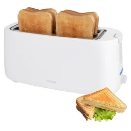 Bomann Kompakter Toaster 2 Scheiben Weiss
