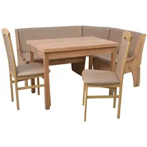 moebel-direkt-online möbel direkt online 4tlg. Eckbankgruppe 125x165 cm Schenkelmaß