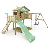 Wickey Spielturm Smart Coast 1,5 m Pastellgrün