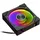 PHANTEKS D30 PWM Regular Airflow D-RGB Schwarz (B x H x T) 120 x 120 x 30 mm
