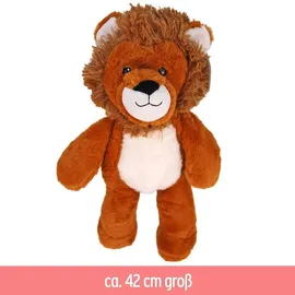 BEMIRO Plüsch Löwe braun mit Glitzeraugen - ca. 42 cm
