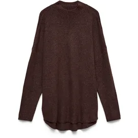 Vero Moda VMPLAZA LS HIGHNECK LONG PULLOVER GA BOO Braun S