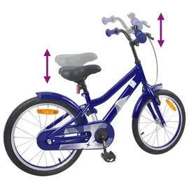 vidaXL Kinderfahrrad 18 Zoll dunkelblau