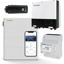 Growatt SPH7000TL3-BH-UP Hybrid Wechselrichter mit 7,6 kWh Solarspeicher-Set