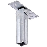 siwitec Pfostenkappe Handlaufstütze für Universalpfosten 30 x 30 mm, verstellbar von 45 - 9 (Universal-Set), Universalpfosten, Handlaufstützen, Befestigungslaschen, Pfostenkappen