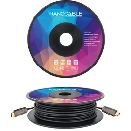 NANOCABLE HDMI-Kabel 2.0 Männlich 100 m Schwarz