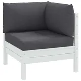 vidaXL Palettenkissen 3-tlg. 60 x 40 x 20 cm anthrazit