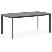 Idimex TAVOLO Gartentisch 180 x 90 x 75 cm Anthrazit