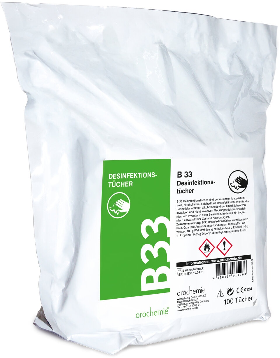 B 33 Desinfektionstücher Nachfüllpackung, 1 Stück