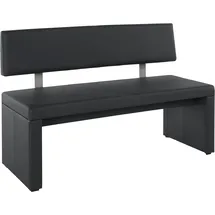 OTTO home Polsterbank Charissa Schwarz 160 x 90 x 53 cm