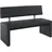 OTTO home Polsterbank Charissa Schwarz 160 x 90 x 53 cm