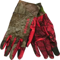 Härkila - Moose Hunter 2.0 Fleecehandschuhe - MossyOak®Break-Up Country®/MossyOak®Red - XL - UNI