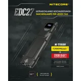 Nitecore LED Taschenlampe EDC27, bis zu 3000 Lumen