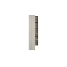 CaliCosy Finori Schuhschrank 74 x 181,5 x 34 cm braun / braun