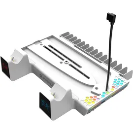 oniverse Nexus 5 Multifunctionele Standaard (PS5/ PS5 Slim) Wit (ONICSMLT-PS5-WHT) (PS5), Weiteres Gaming Zubehör, Weiss