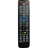 azurano Fernbedienung Ersatz für SAMSUNG AA59-00445A für UE32D6770W, UE40D6530W, UE46D7000L, UE55D6530W, UE55D7080L, UE55D8000, T23A750, T27A750,... - Schwarz