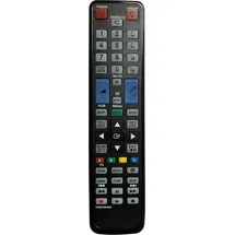 azurano Fernbedienung Ersatz für SAMSUNG AA59-00445A für UE32D6770W, UE40D6530W, UE46D7000L, UE55D6530W, UE55D7080L, UE55D8000, T23A750, T27A750,... - Schwarz