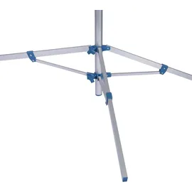 Wiltec Mobile Wäschespinne Wäscheständer Alu Höhe 155cm Wohnwagen Camping Klappbar Wohnmobil Reise
