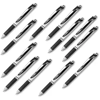 Pentel Pentel, Gelschreiber EnerGel schwarz 12 x)