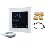 Jollytherm Regelset Top-Therm Comfort Thermostatregler digital mit Timerfunktion Weiß