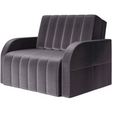 e-meubles Möblo Schlafsessel Grau, Holz, 1-Sitzer, 101x90x104 cm, Wohnzimmer, Sessel, Schlafsessel