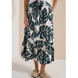 Cecil Maxirock Damen Floral Grün 42