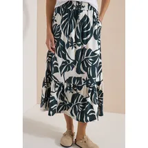 Cecil Maxirock Damen Floral Grün 42