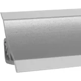 Holzbrink Küchenabschlussleiste Alu Satin Küchenleiste Pvc Wandabschlussleiste Arbeitsplatten 23x23 mm 150 cm