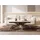 WFL GROUP Axen Weiß Laminat 120-160 x 80 x 38-75 cm
