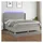 vidaXL Boxspringbett 200 x 200 cm Hellgrau