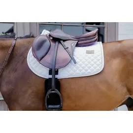 Kentucky Springschabracke Saddle Pad Diamond Rope Jumping Schabracke grau / Full