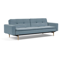 INNOVATION LIVING Schlafsofa mit Armlehnen Dublexo Styletto hell Stoff Indigo