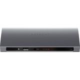 Satechi Thunderbolt 4 Dock 11-in-1 Host Port, 3 Downstream Ports, USB-A 3.2, 2.0, SD-Kartenleser, GbE, Audiobuchse Kompatibel mit M2 & M1 MacBook, ST-UCT4DM, Black