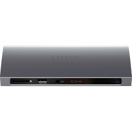 Satechi Thunderbolt 4 Dock 11-in-1 Host Port, 3 Downstream Ports, USB-A 3.2, 2.0, SD-Kartenleser, GbE, Audiobuchse Kompatibel mit M2 & M1 MacBook, ST-UCT4DM, Black