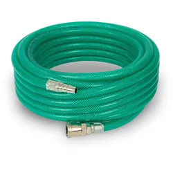 EBERTH Druckluftschlauch 10m, 10x14mm, 3/8" Kupplung, 24 bar, für Kompressor und Druckluftzubehör