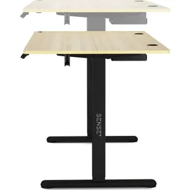 SENSE7 Schreibtisch NOJO elektrisch höhenverstellbar Schwarz / Weiß