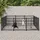 vidaXL Hundezwinger 8,47 m2 Stahl Schwarz