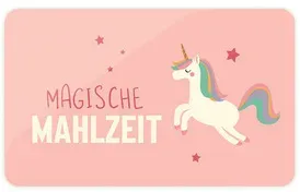 FÜR DICH Brettchen m.Spruch Kleine Lieblinge 310331 23,5x14,5cm Einhorn