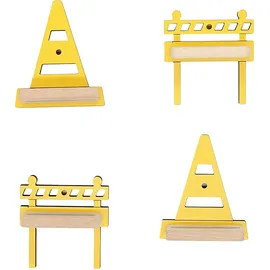 BOARTI Kinderregal Baustelle gelb