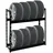 Proregal Reifenregal Tiger HxBxT 100 x 110 x 35 cm bis zu 8 Reifen auf 2 Ebenen Schwarz