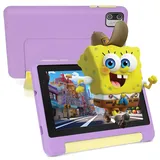 Freeski Kinder Tablet 7 Zoll, Android 13 Tablet für Kinder, Quad Core, 8GB RAM+64GB ROM+128GB Erweiterbar, Wi-Fi, Bluetooth, Type-C,Rose